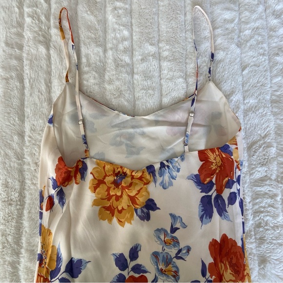 🌿|NWT| Reformation Parma Dress in Orange Motif - Picture 9 of 13